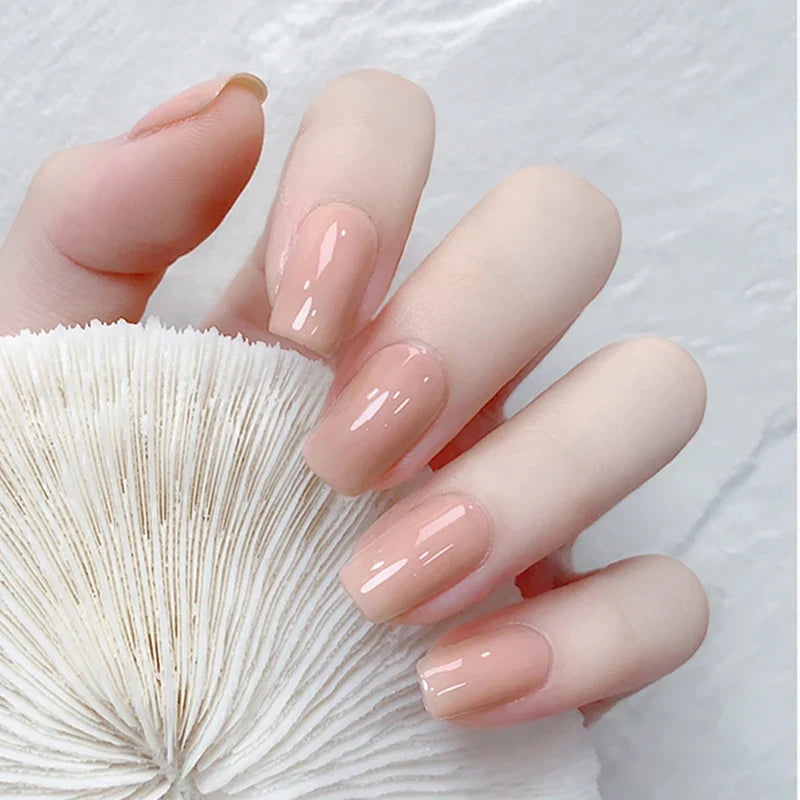 UNO JYJ Nude Rubber Base Gel Polish Semi-permanent Nail Polish UV Varnish Manicure Natural Nail Base Coat 7 Colors Basis Gellac Blushimmer