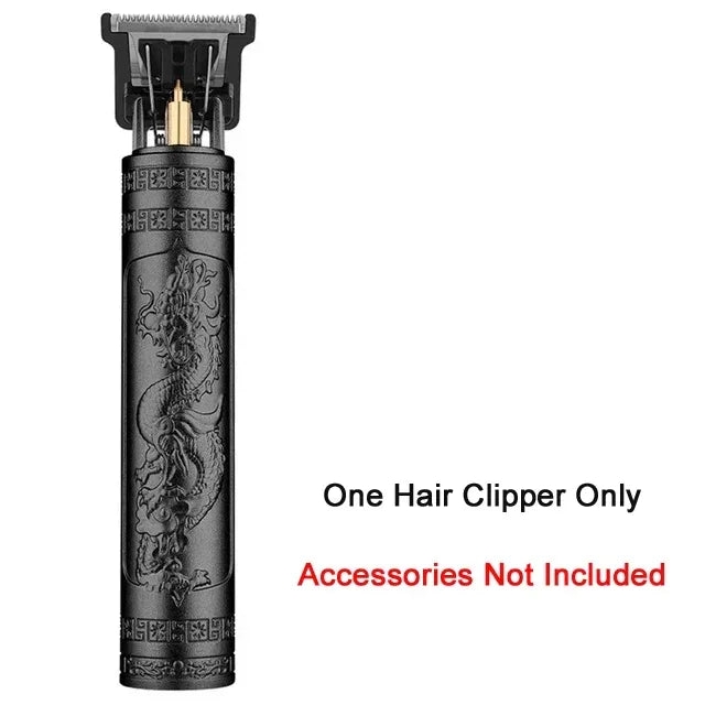 Men's Vintage Hair Trimmer T9 Carving Rechargeable Barber Electric Professional Hair Clipper Beard Trimmer/Metal Haircut Clipper Noventix