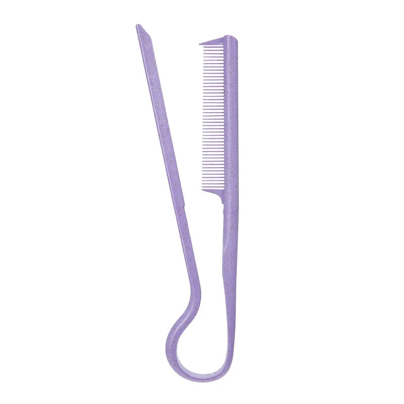 Wheat Straw V-shaped Flat Comb for Hair Straight Salon Hair Brush Straightner Hairdressing Comb Portable Mini Barber Hairbrush FLIPSTYLEZLLC