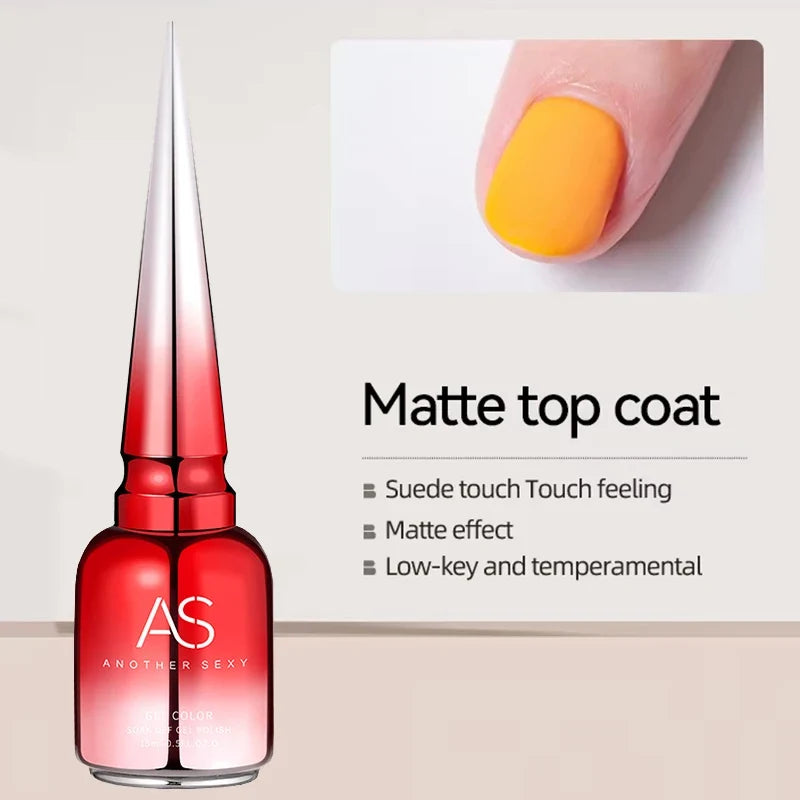 AS 15ml Transfer Foil Gel Nail Polish Soak Off Led Uv Gel Varnish Fast Dry Star Sticker Glue Stamp Gel Blushimmer