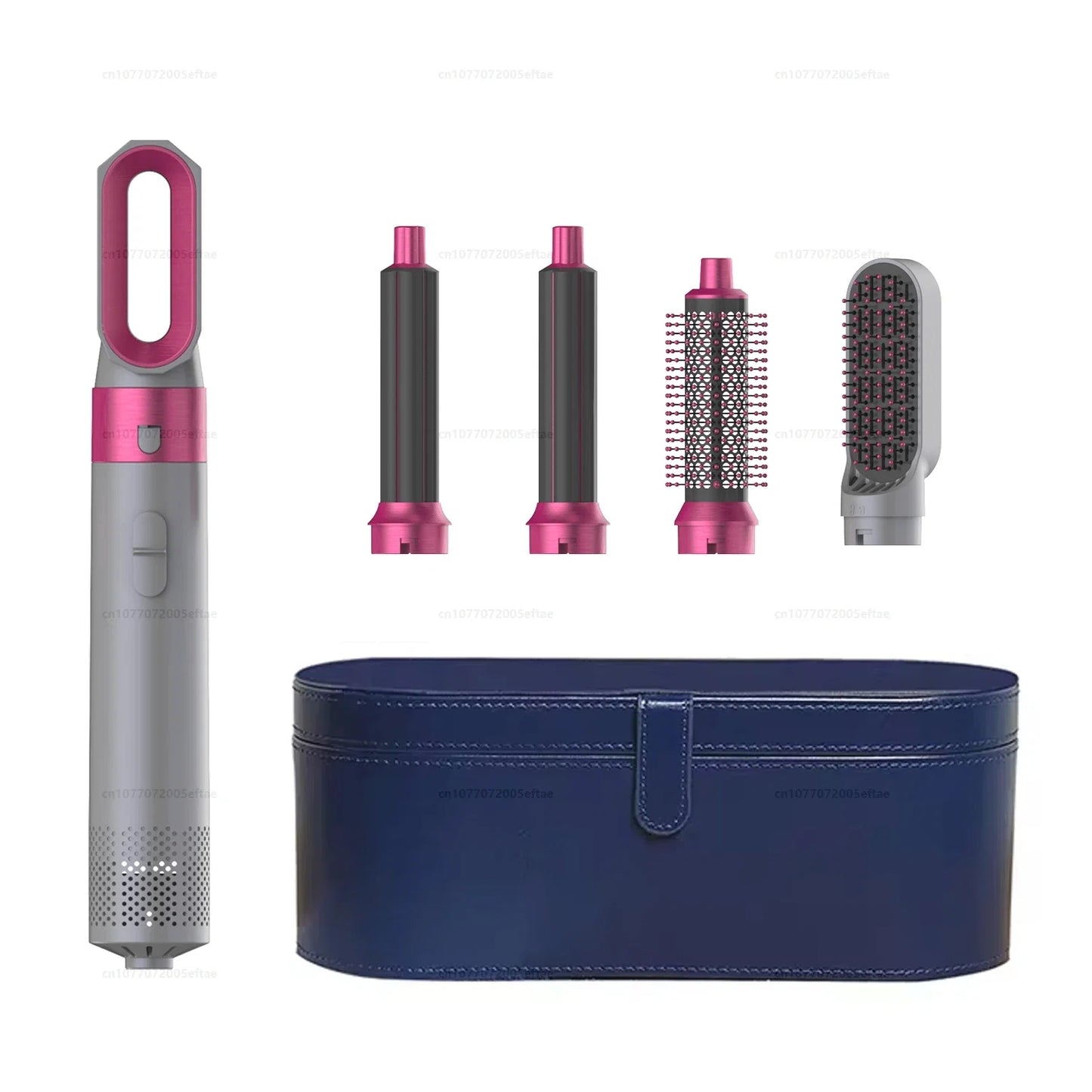 5 In 1 Styling Hair Dryer Electric Comb Negative Ion Professional Automatic Comb Curly Hair Straight Hair Comb Styling Tool Noventix
