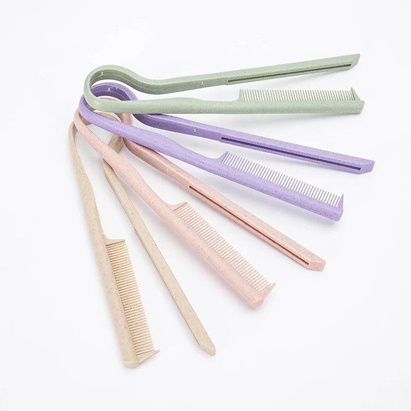 Wheat Straw V-shaped Flat Comb for Hair Straight Salon Hair Brush Straightner Hairdressing Comb Portable Mini Barber Hairbrush FLIPSTYLEZLLC