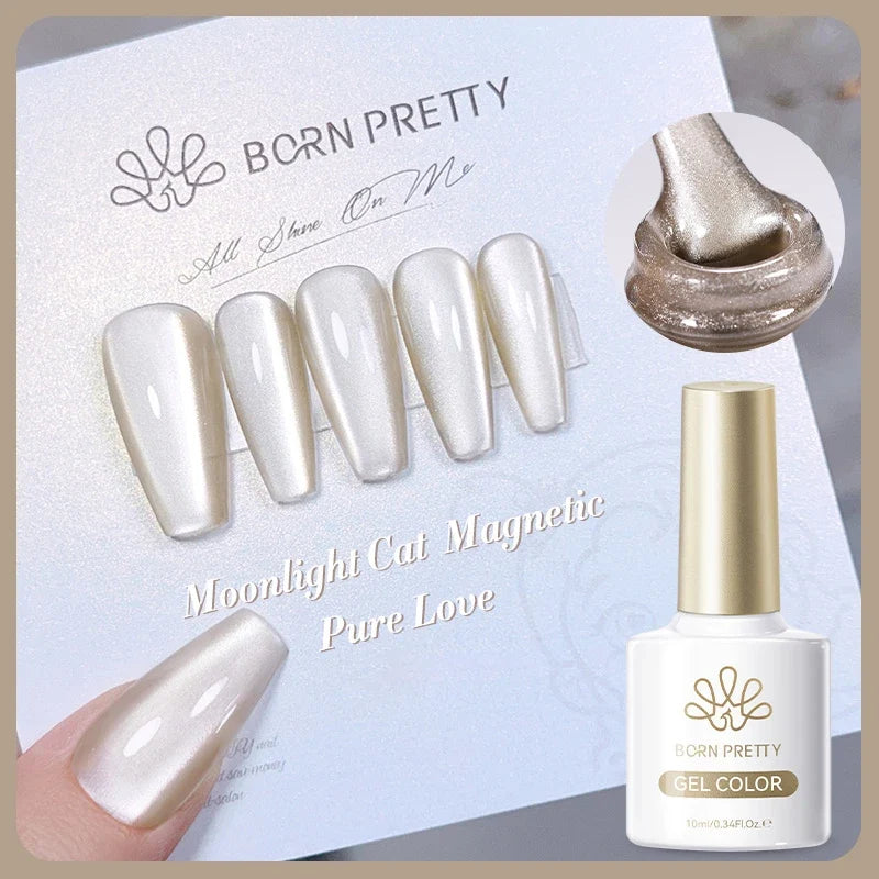 BORN PRETTY 117 Colors Cat Magnetic Gel Nail Polish 10ml Full Coverage Varnish Semi Permanent Super Gorgeous Nails Manicure Blushimmer