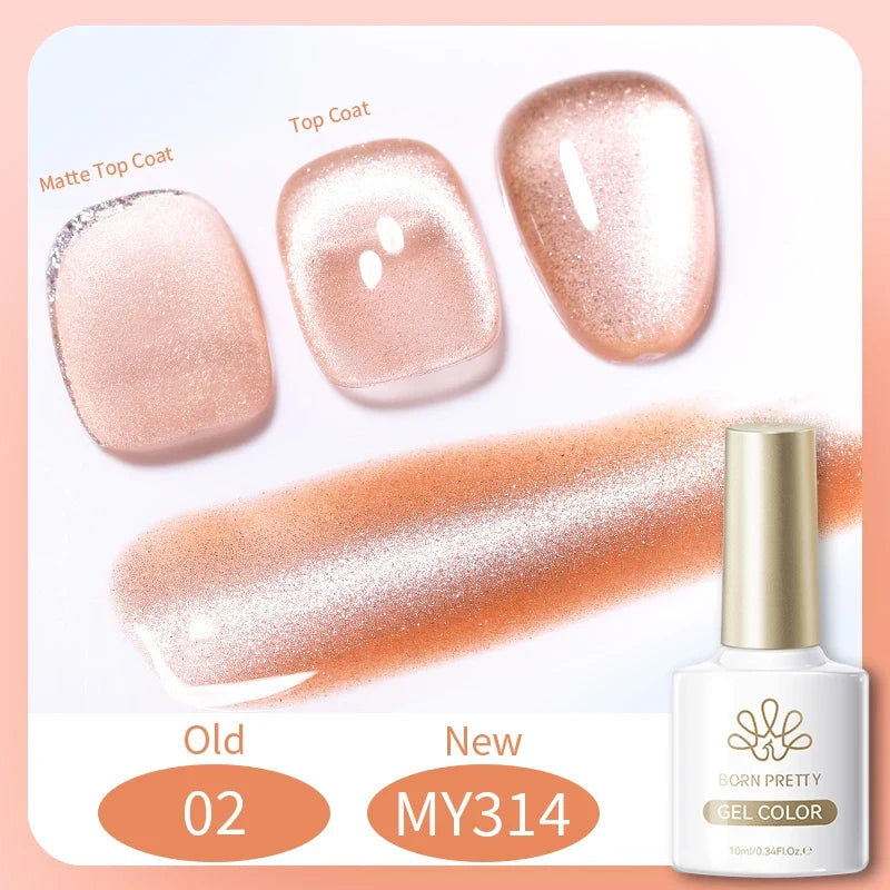 BORN PRETTY 117 Colors Cat Magnetic Gel Nail Polish 10ml Full Coverage Varnish Semi Permanent Super Gorgeous Nails Manicure Blushimmer