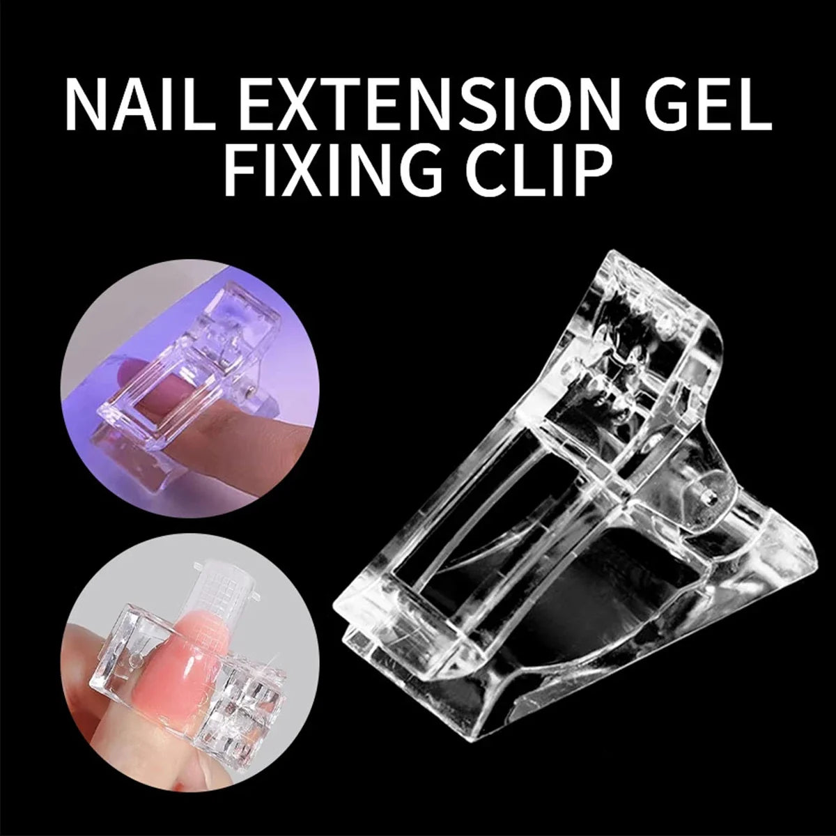 6PCS Extension Nail Polymer Gel Set 15ML Quick Building UV/LED Gel with Nails Mini Lamp for Manicure Extension Art DIY Tools Kit Blushimmer