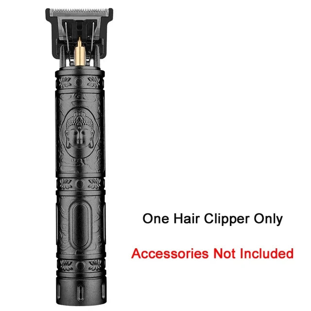 Men's Vintage Hair Trimmer T9 Carving Rechargeable Barber Electric Professional Hair Clipper Beard Trimmer/Metal Haircut Clipper Noventix