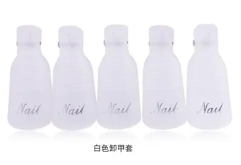 (10Pcs) Gel Nail Polish Remover Cap Clips Resuable Finger&Toe Nail Clips for removal Acrylic Nail Art Gel Polish Soak Off Tool Blushimmer