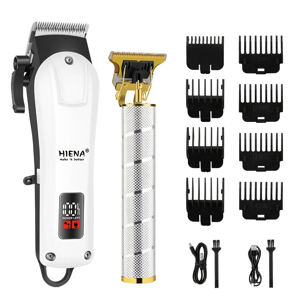 Hair Clipper Electric Professional Combo Kits Hair Trimmer Set For Men Rechargeable Cordless Haircut Machine for Barber Noventix
