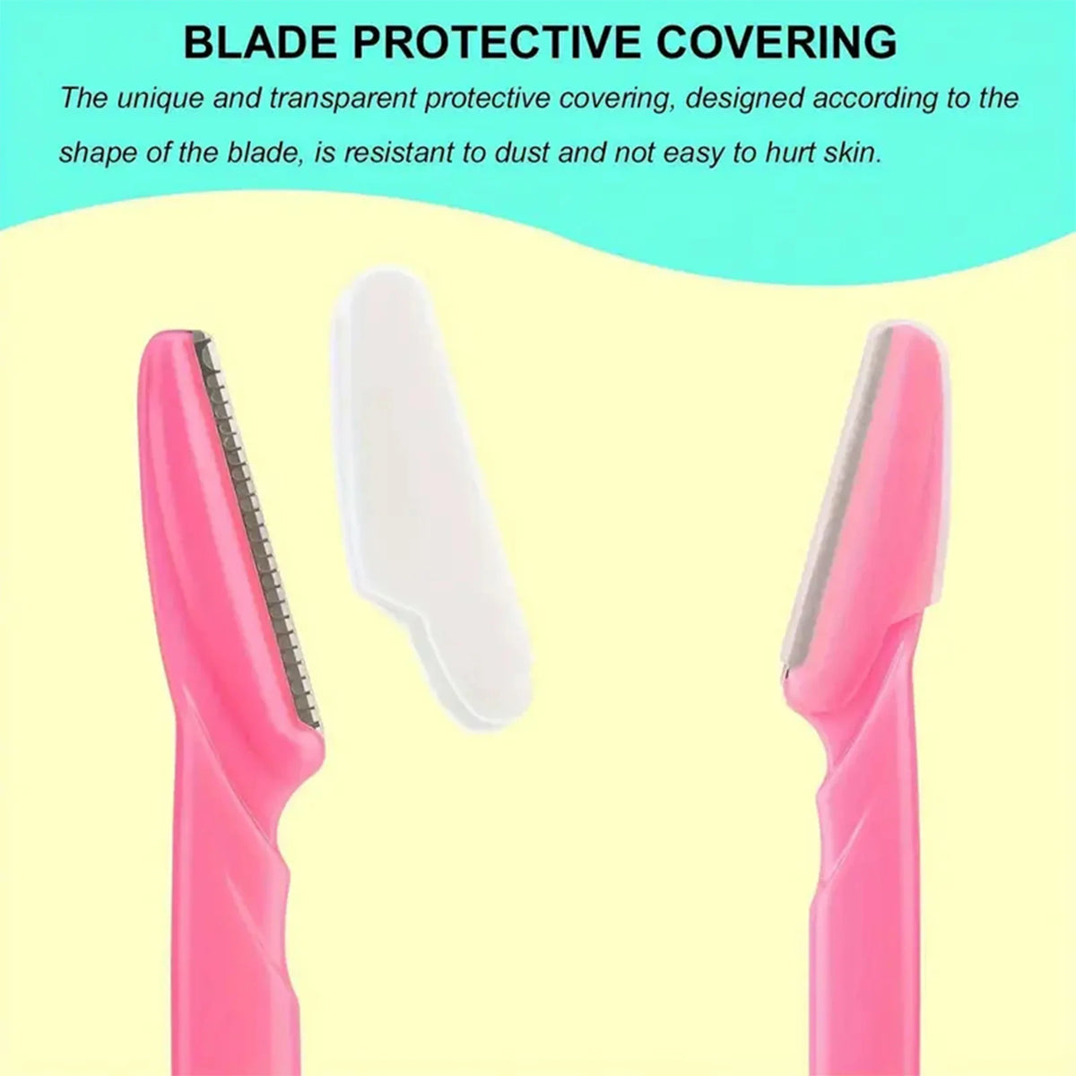 5/10/30/40 Pcs Eyebrow & Face Razor Set for Women and Men – Precision Hair Trimmer & Shaver with Protective Cover | Safe Facial Hair Remover WTN Essentials
