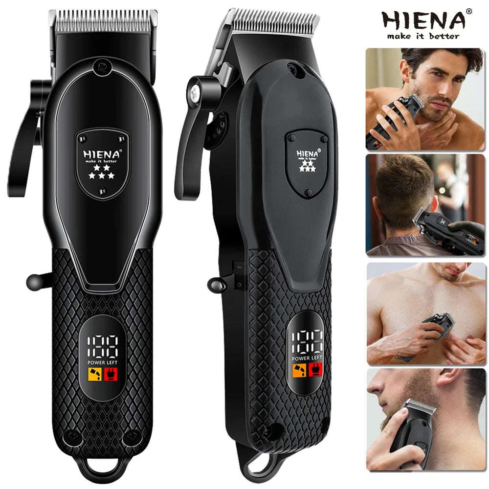 Professional Barber Electric Hair clipper LED display screen UBS charging Trimmer Powerful electric hair clipper trimmer tool Noventix