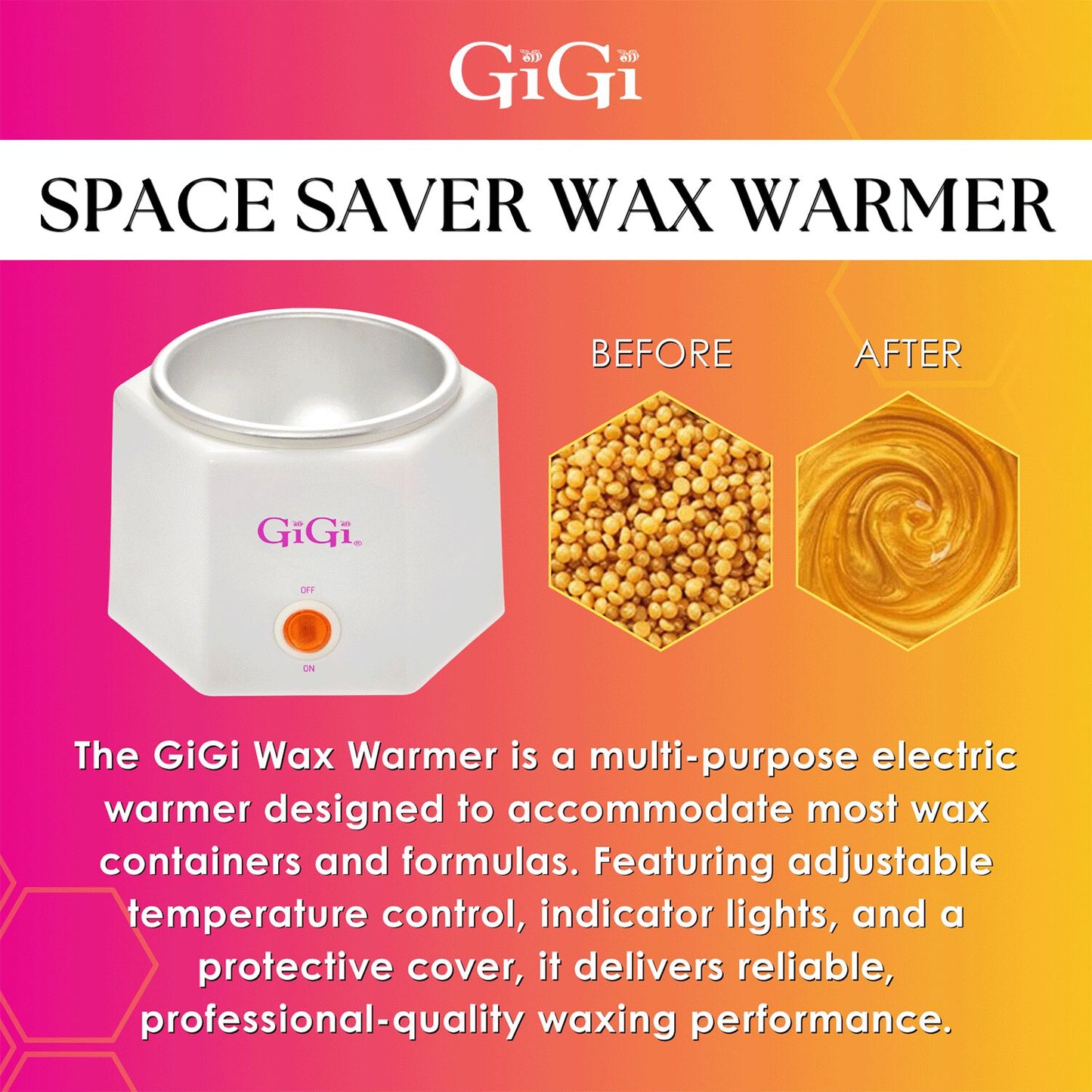 GIGI Space Saver Warmer Lunali Nail Supply