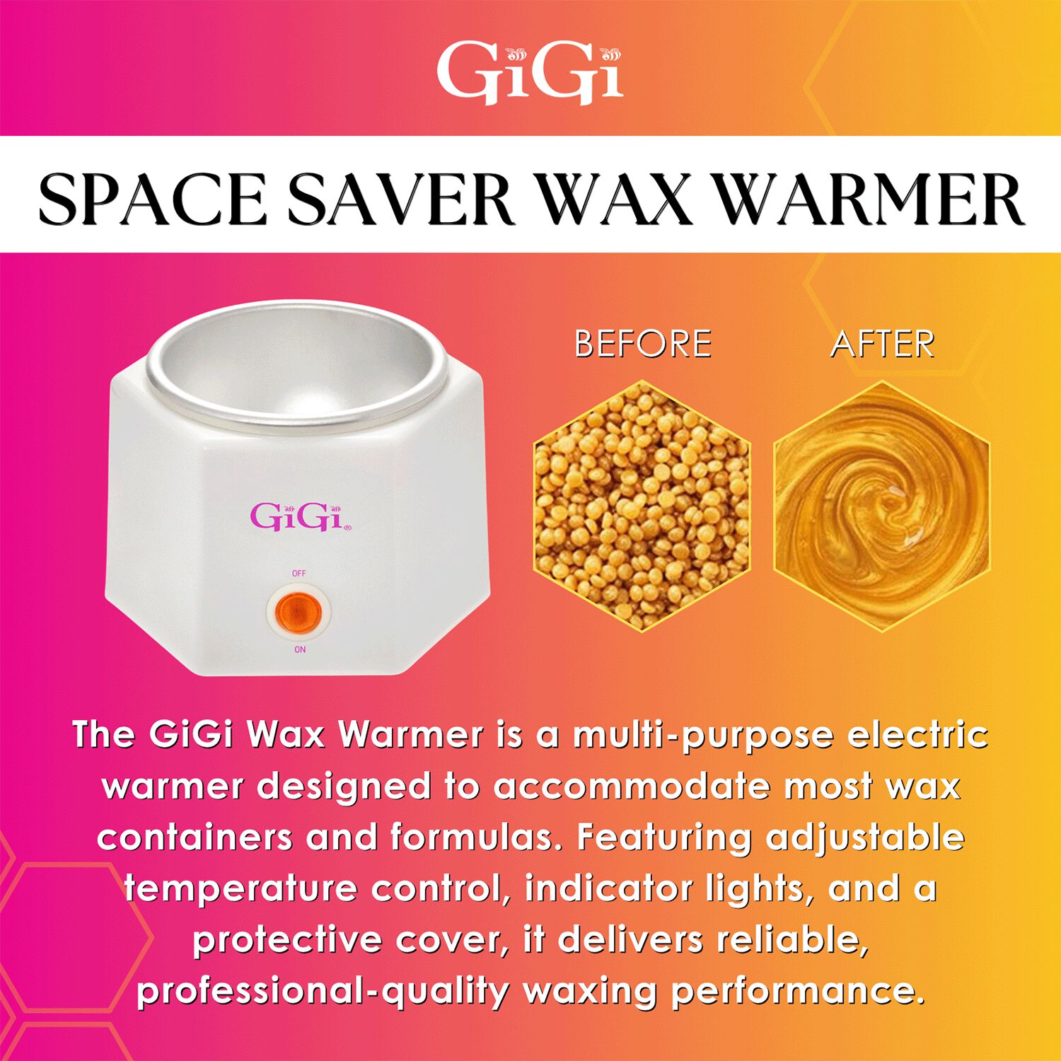 GIGI Space Saver Warmer Lunali Nail Supply