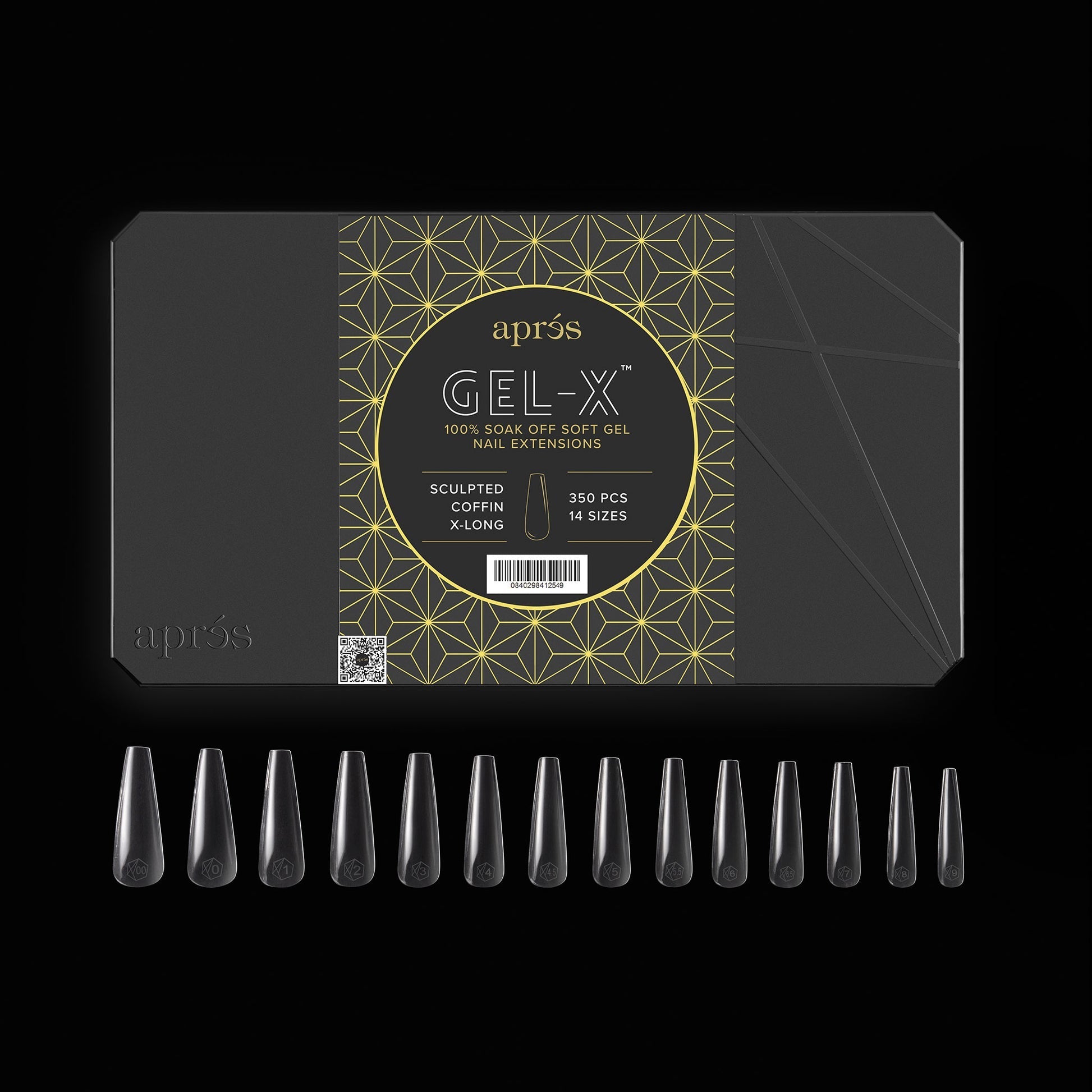 GEL-X® Sculpted Coffin Extra Long Box Of Tips - Pro (420PCS) Lunali Nail Supply