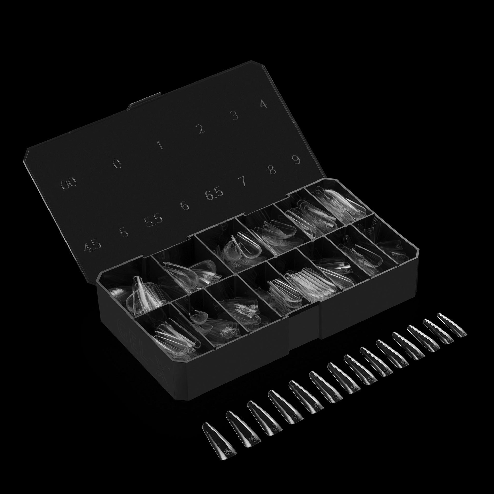 GEL-X® Sculpted Coffin Extra Long Box Of Tips - Pro (420PCS) Lunali Nail Supply