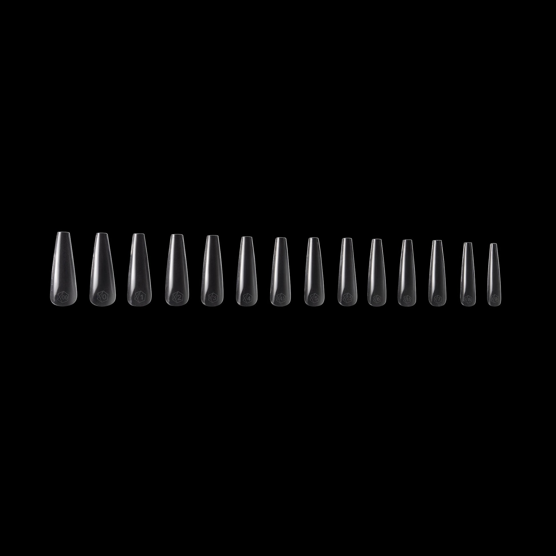 GEL-X® Sculpted Coffin Extra Long Box Of Tips - Pro (420PCS) Lunali Nail Supply