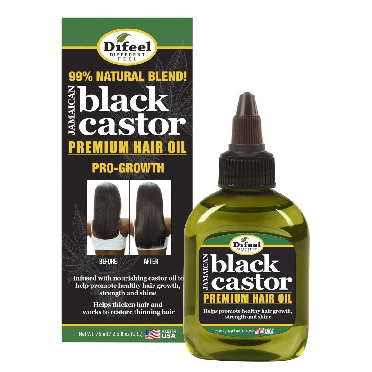 Premium Hair Oil Jamaican Black Castor Superior Growth 75 Ml 6Pk 2.5 Oz My Beauty Site Pro