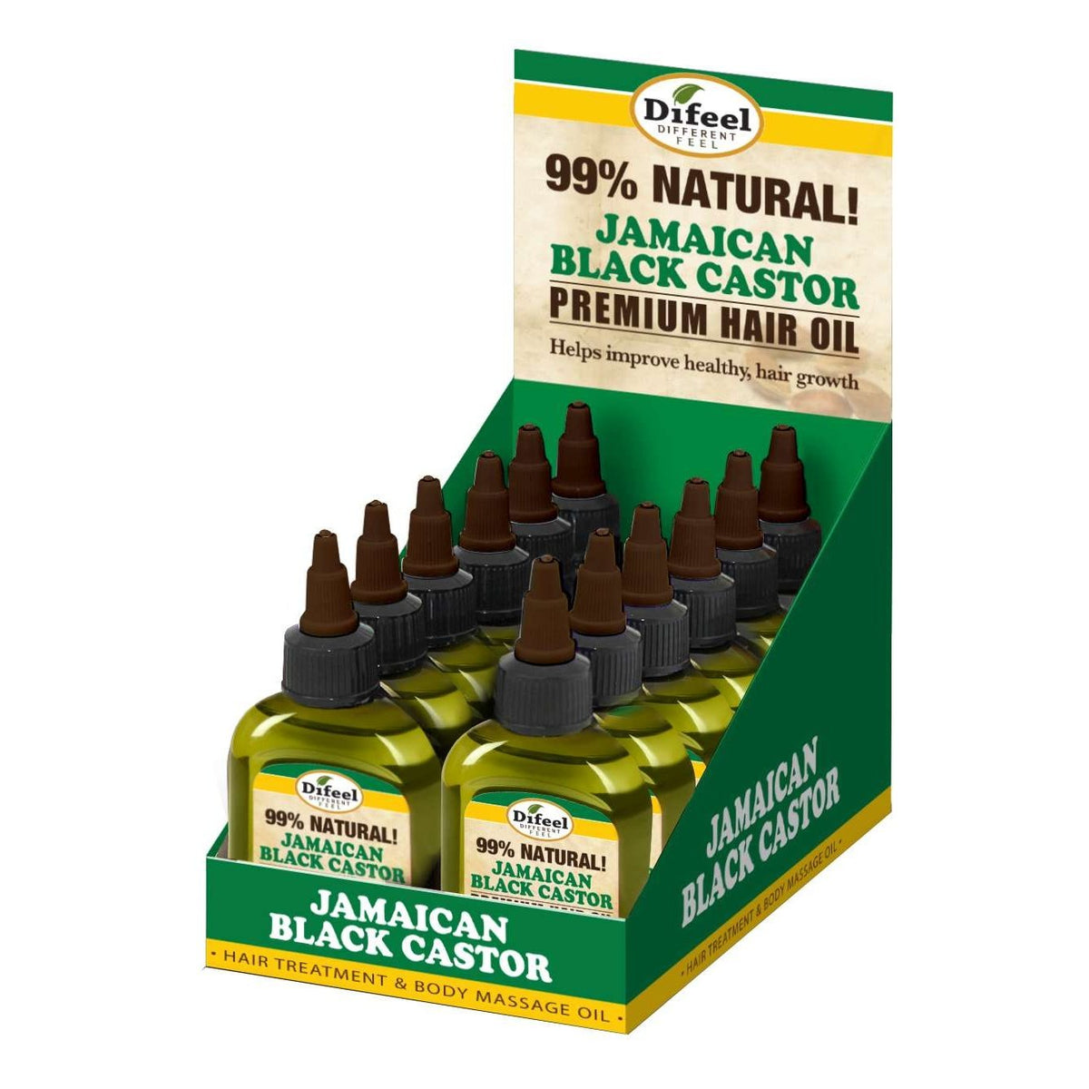 Difeel Premium Natural Hair Oil Jamaican Black Castor 2.5 Oz My Beauty Site Pro