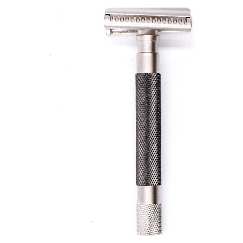 Parker 55SL-GR Graphite Semi Slant 3 Piece Safety Razor Pasteur Pharmacy
