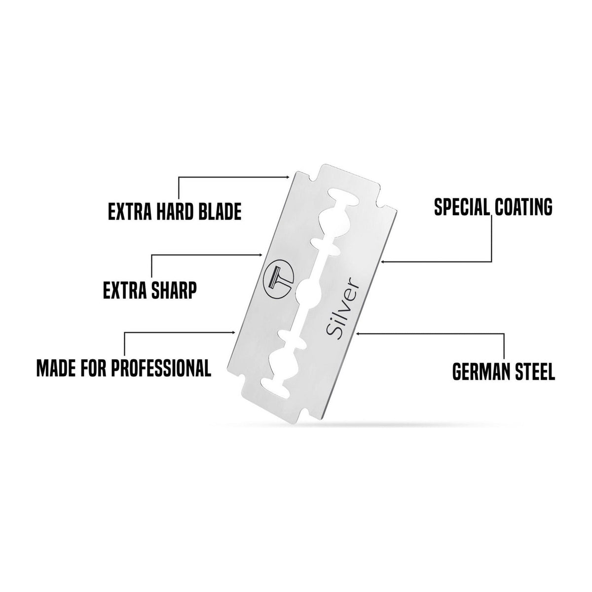 My-Blades Silver Double Edge Razor Blades 100 ct Pasteur Pharmacy