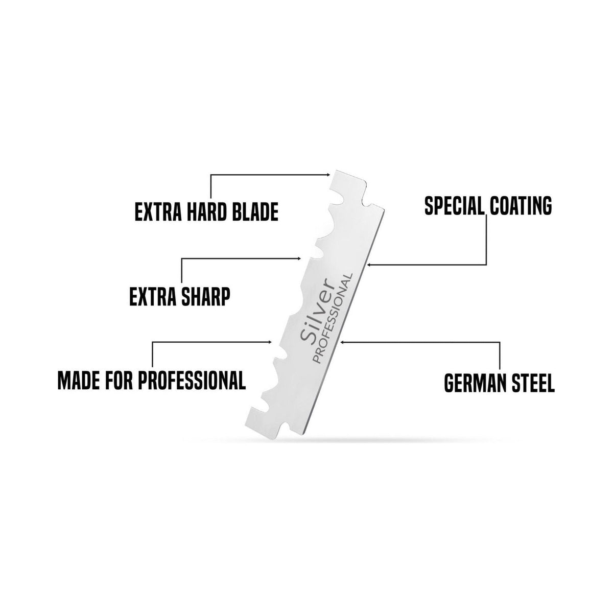 My-Blades Silver Single Edge Razor Blades 100 ct Pasteur Pharmacy