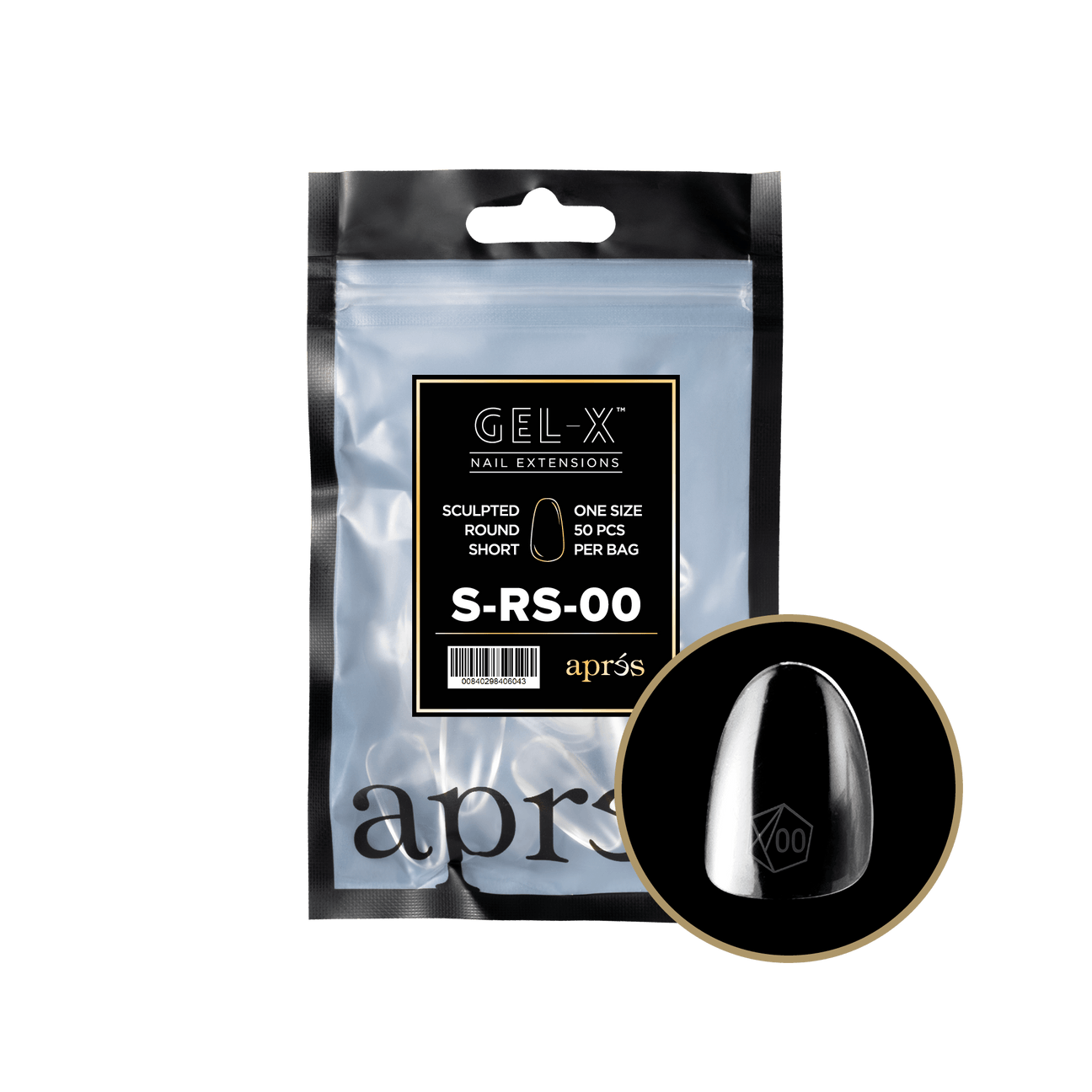 Gel-X Sculpted Round Short 2.0 Refill Bag Lunali Nail Supply