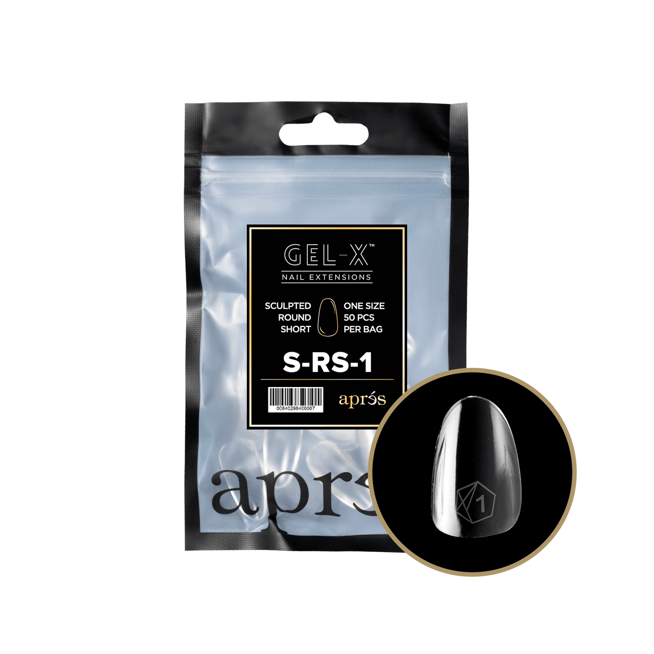 Gel-X Sculpted Round Short 2.0 Refill Bag Lunali Nail Supply
