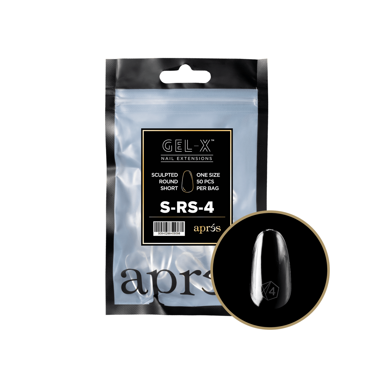 Gel-X Sculpted Round Short 2.0 Refill Bag Lunali Nail Supply