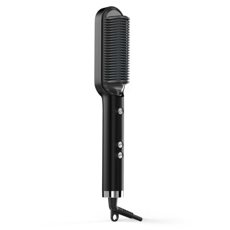K-SKIN KD380 Hair Straightener Electric Straight Hair Curler Comb Brush PTC Heating Ceramic Straight Hair Brush, UK Plug(Black) Salrog (Powered by Solnuance)