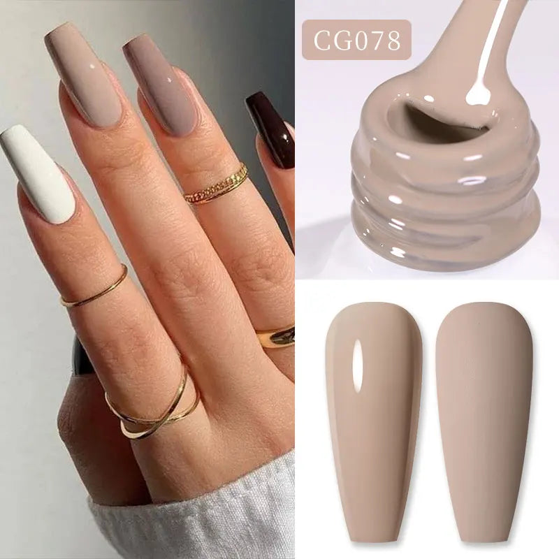 BORN PRETTY 10ml Blood Red Jelly Gel Nail Polish Halloween Nails Art Gel Polish Sheer Translucent Nail Gel for Winter Manicure Blushimmer