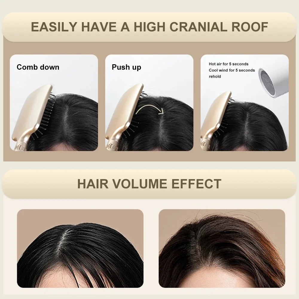 CALIYI Hair Massage Air Cushion Comb Brush Scalp Hairbrush Detangle Anti Static Salon SPA Hairdressing Styling Tool Oval Round Silcy Skin
