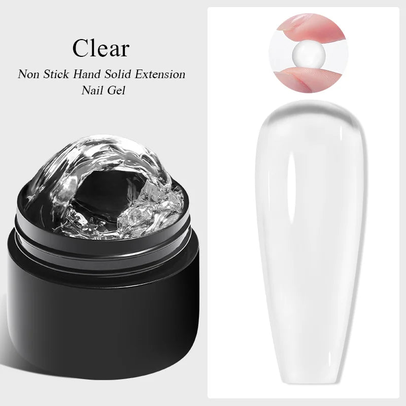 Milky White Nail Extension Gel Clear Nude Building UV Gel For Nails Finger Extensions Form Tips French Nails Manicure Nail Art Blushimmer