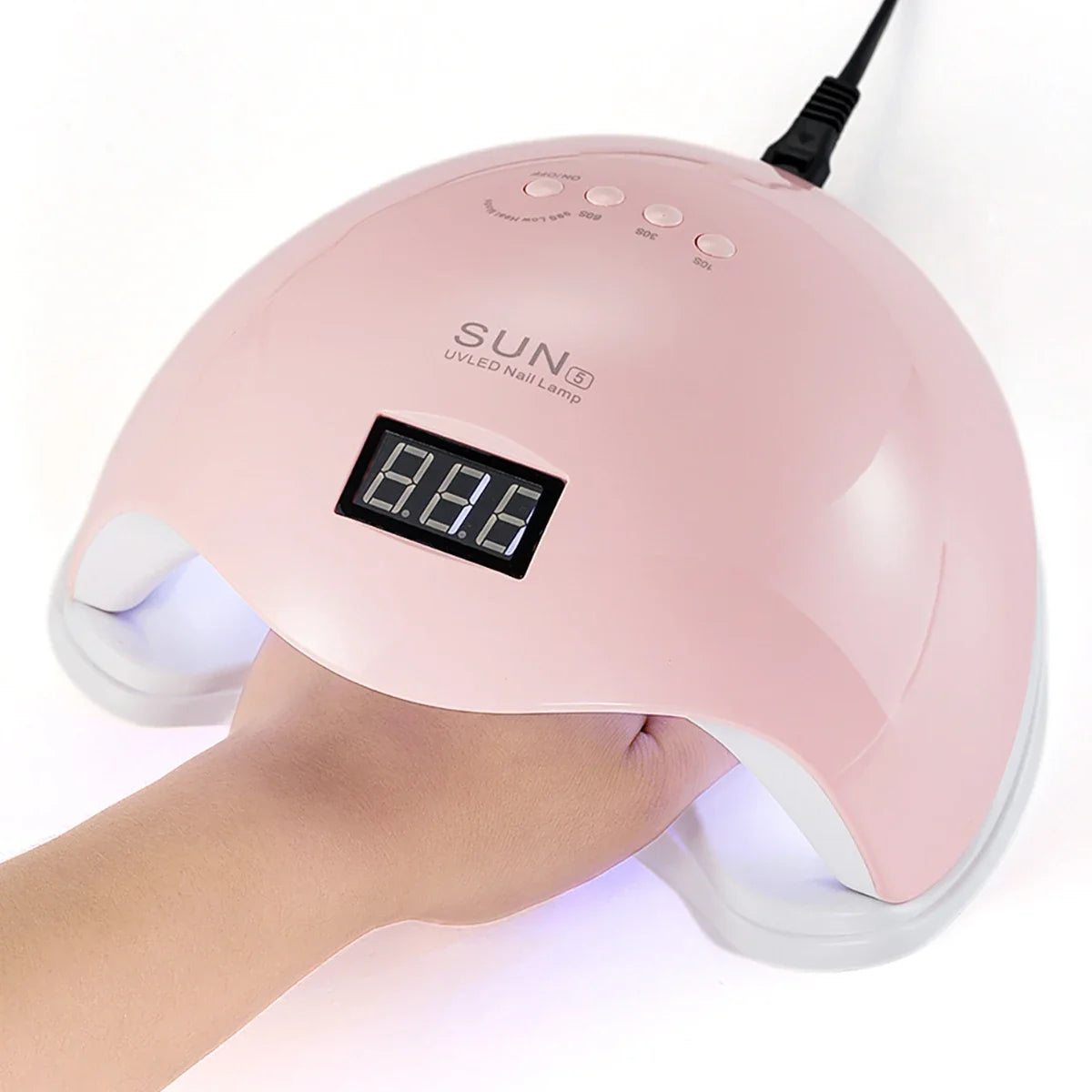 SUN5 UV LED Nail Lamp 48W Nail Dryer For Curing Gel Nail Polish With 4 Timer Automatic Sensor LCD Display Professional Nail Lamp Blushimmer