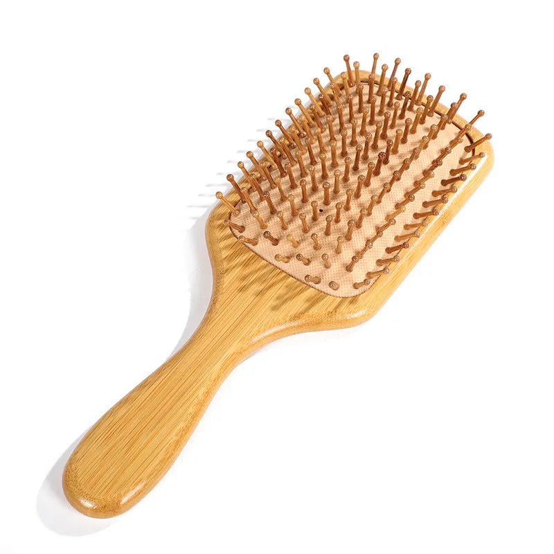 New Sdottor Wooden Bamboo Hair Brush Air Massage Comb Anti-static Scalp Combs Airbag Hairdressing Healthy Reduce Hair Loss Styli WTN Essentials