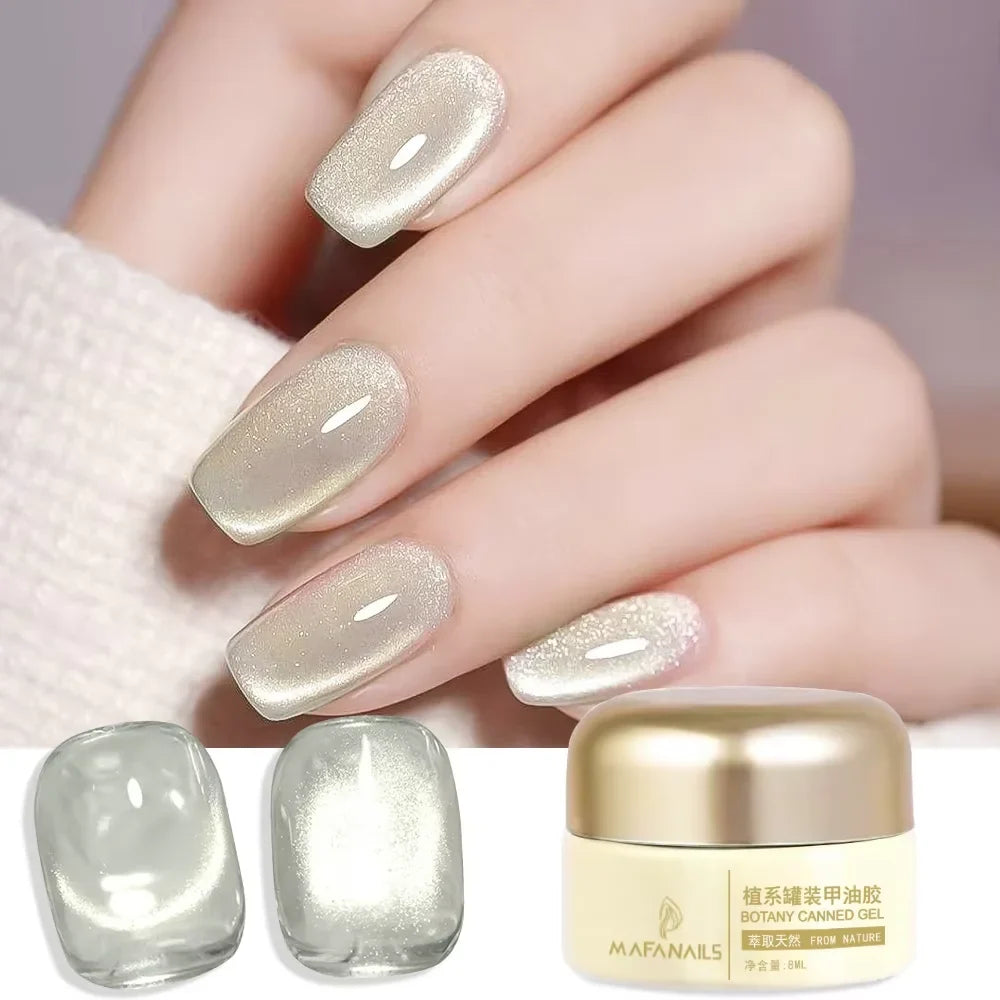 XEIJAYI Pink Cat Eye Gel Nail Polish Ceramic Magnetic Gel UV Semi-permanent Enamels Varnish Nail Supplies For Professionals Gel Blushimmer