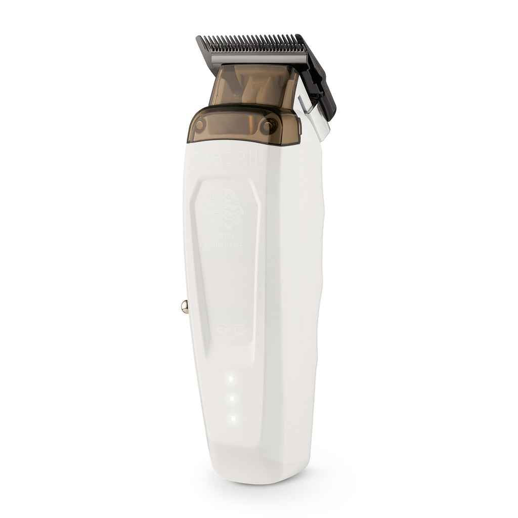 StyleCraft Saber II Cordless Digital Brushless Motor Clipper – White (SC619) Certified Clippers