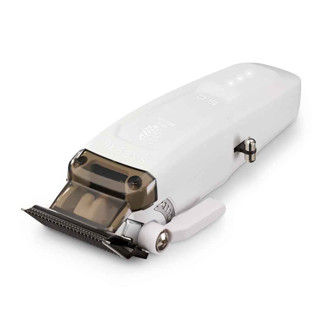 StyleCraft Saber II Cordless Digital Brushless Motor Clipper – White (SC619) Certified Clippers