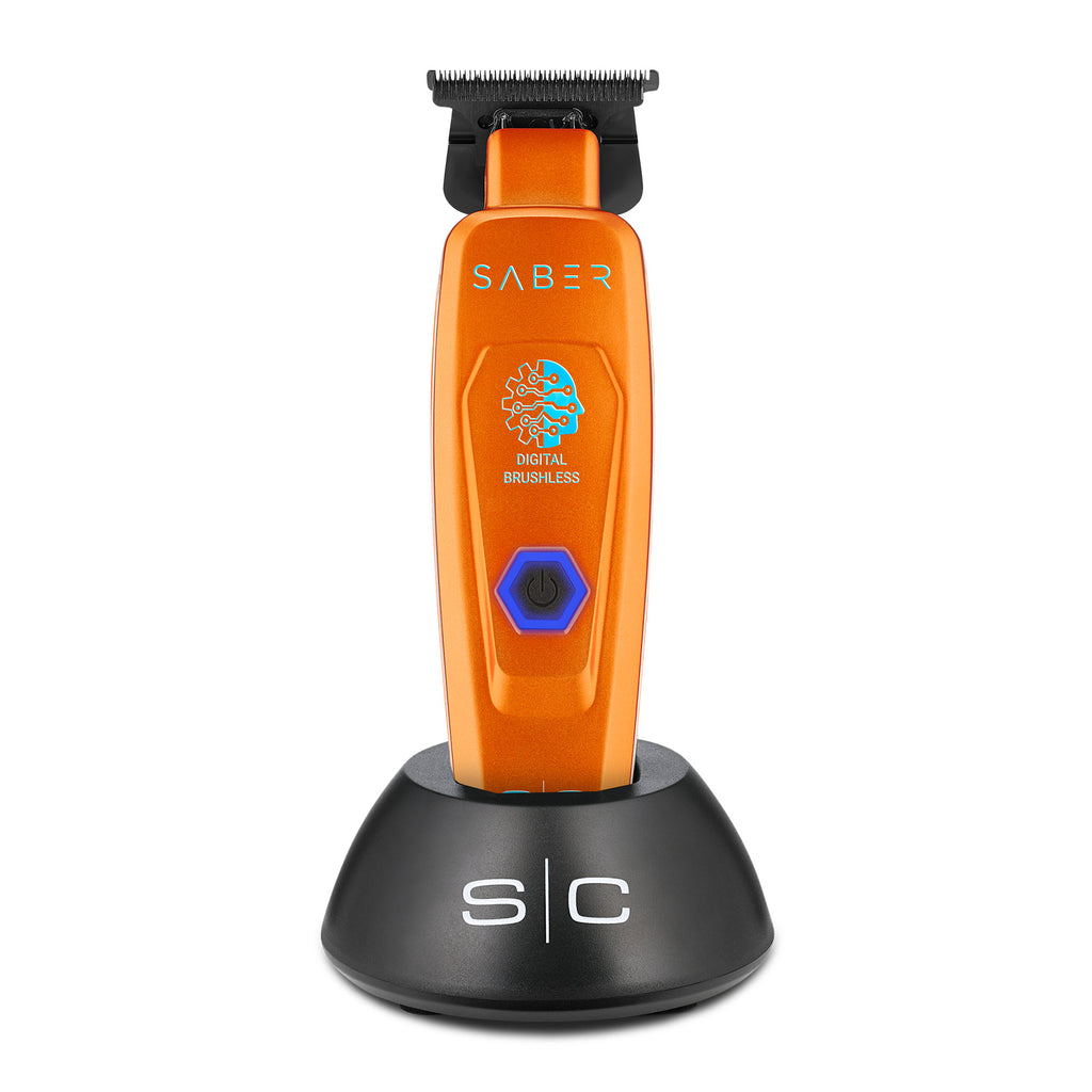 StyleCraft Saber Cordless Clipper & Trimmer Combo – Orange Certified Clippers