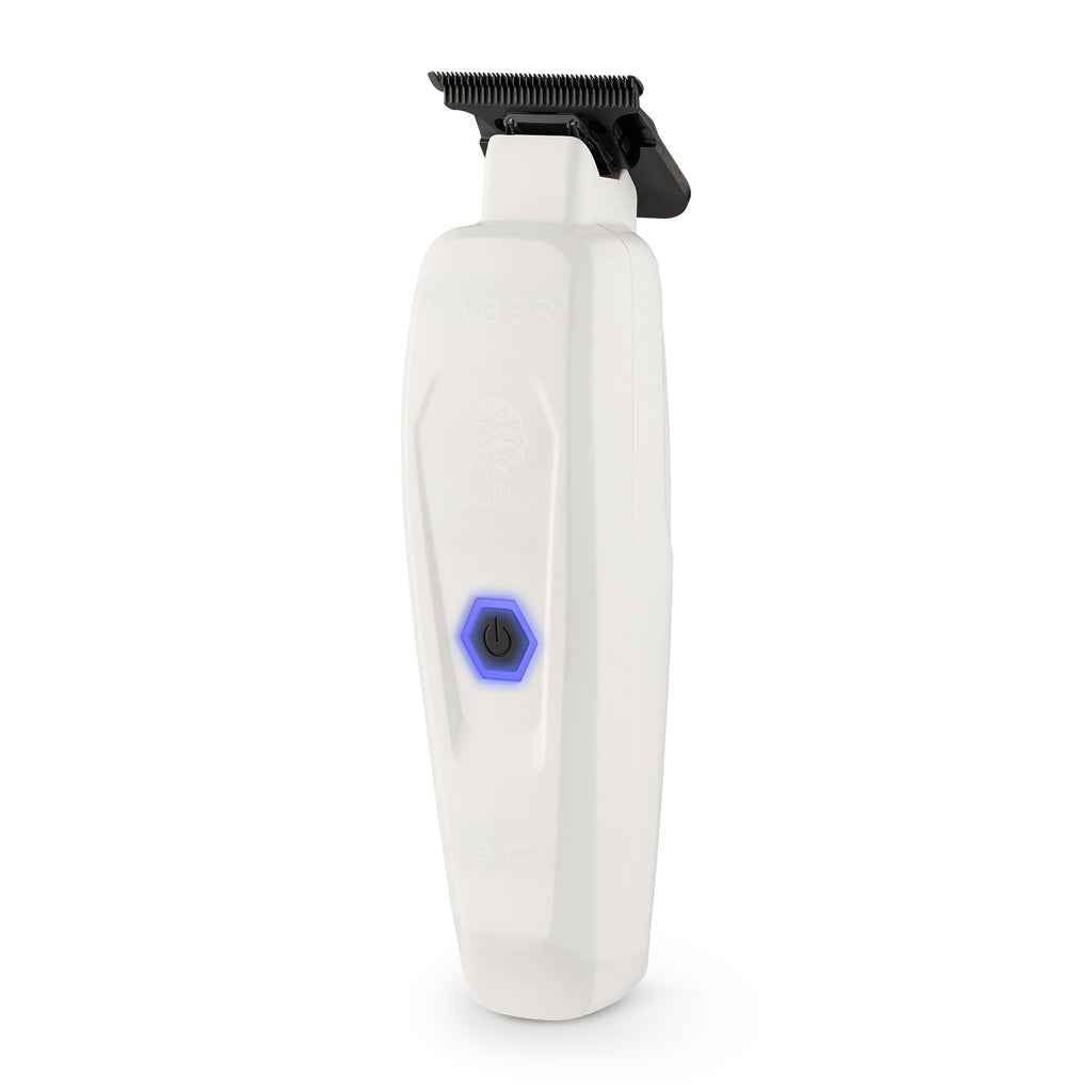 StyleCraft Saber II Cordless Digital Brushless Motor Trimmer – White (SC421W) Certified Clippers