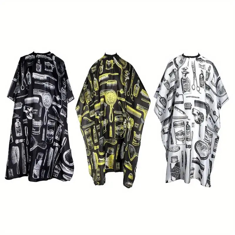 Professional Hair Cutting Apron Salon Barber Cape Hair Cutting Waterproof Cloth Hair Cutting Apron Barber Accessories C0027A Emzius