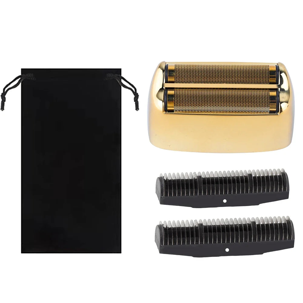 Professional Barber Shaver Double Replacement Foil Head Cover And Cutter blade For HIENA -809 machine Cordless Foil Shaver Noventix