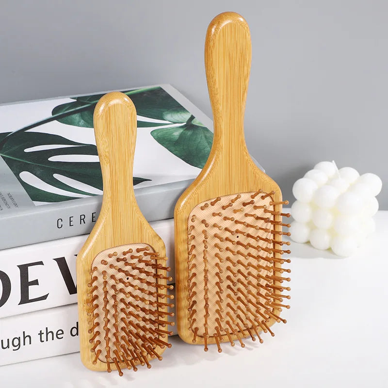 New Sdottor Wooden Bamboo Hair Brush Air Massage Comb Anti-static Scalp Combs Airbag Hairdressing Healthy Reduce Hair Loss Styli WTN Essentials
