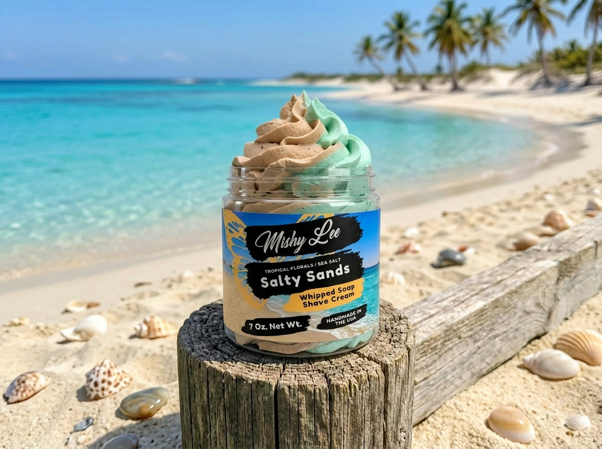 Salty Sands Whipped Soap and Shave Cream Mishy Lee Boutique