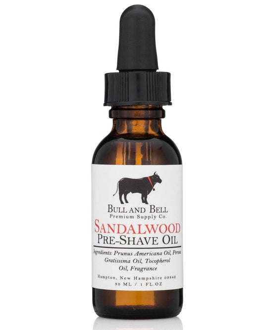 Sandalwood Pre-Shave Oil - by Bull and Bell Premium Supply Co. Murphy and McNeil
