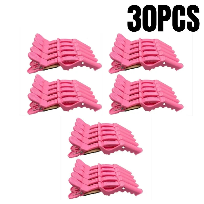 5-30Pcs Alligator Hair Clips Hairdressing Clamps Plastic Hair Claw Professional Barber Salon Styling Hairpins Hair Accessories