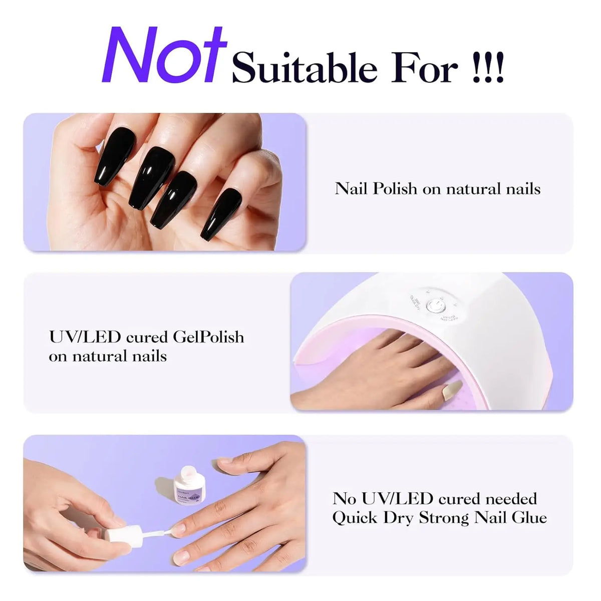 GELLEN 40ml Nail Glue Remover Gentle Formula for Press on Nails UV Gel Fake Tips Removal Non Acetone Odorless Nail Care Supplies Blushimmer
