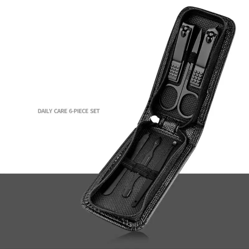 Nail Scissors Set Household High End Mens And Womens Special Nail Clippers Manicure Beauty Tools 6 Piece Portable Household WTN Essentials
