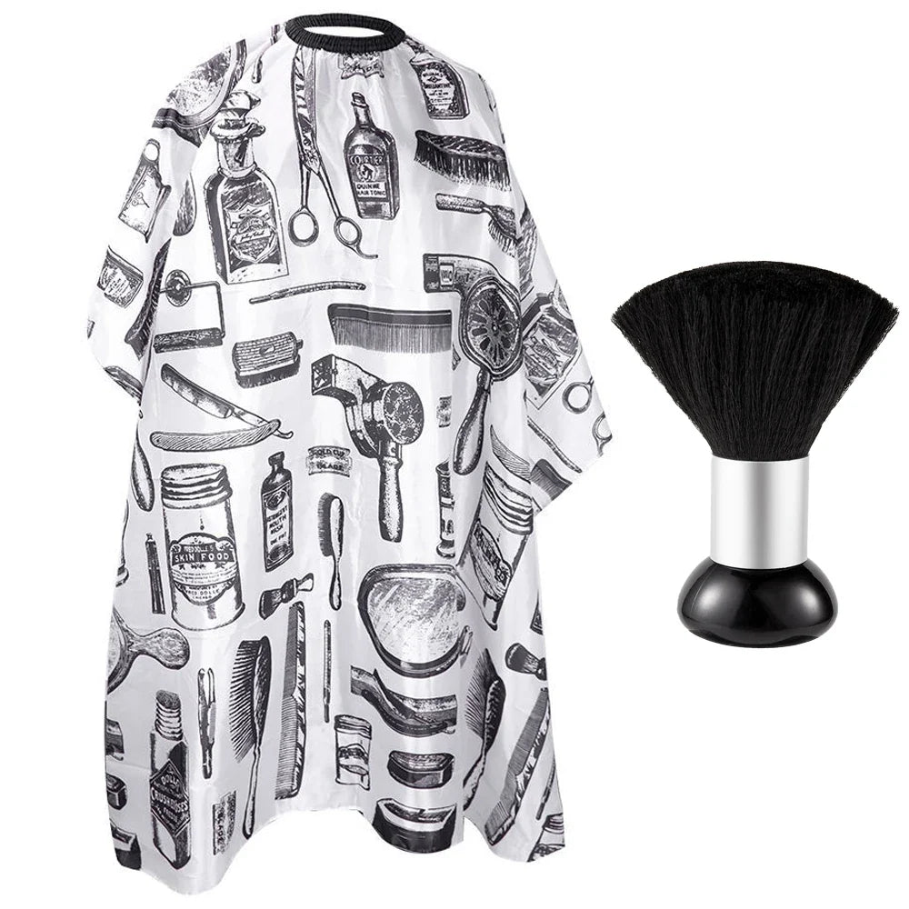 1/2PCS Professional Hair Cutting Apron Salon Barber Cape Hair Cutting Waterproof Cloth Hair Cutting Apron Barber Accessories Emzius