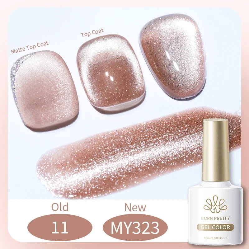 BORN PRETTY 117 Colors Cat Magnetic Gel Nail Polish 10ml Full Coverage Varnish Semi Permanent Super Gorgeous Nails Manicure Blushimmer