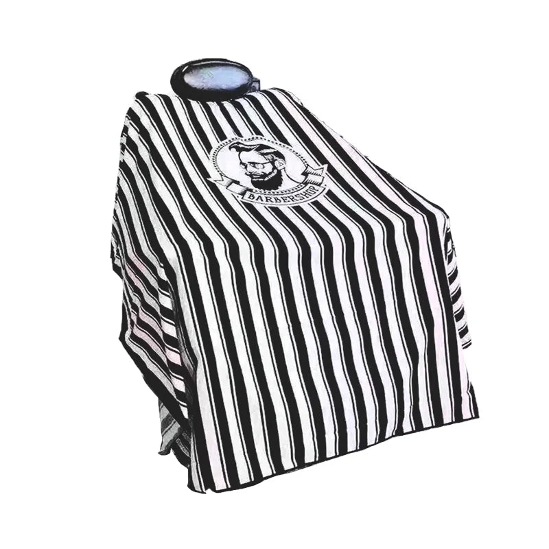 Hairdressing Coth Pattern Cutting Hair Waterproof Cloth Salon Barber Cape Professional Hair Stylist Retro Aprons Haircut Cape Noventix