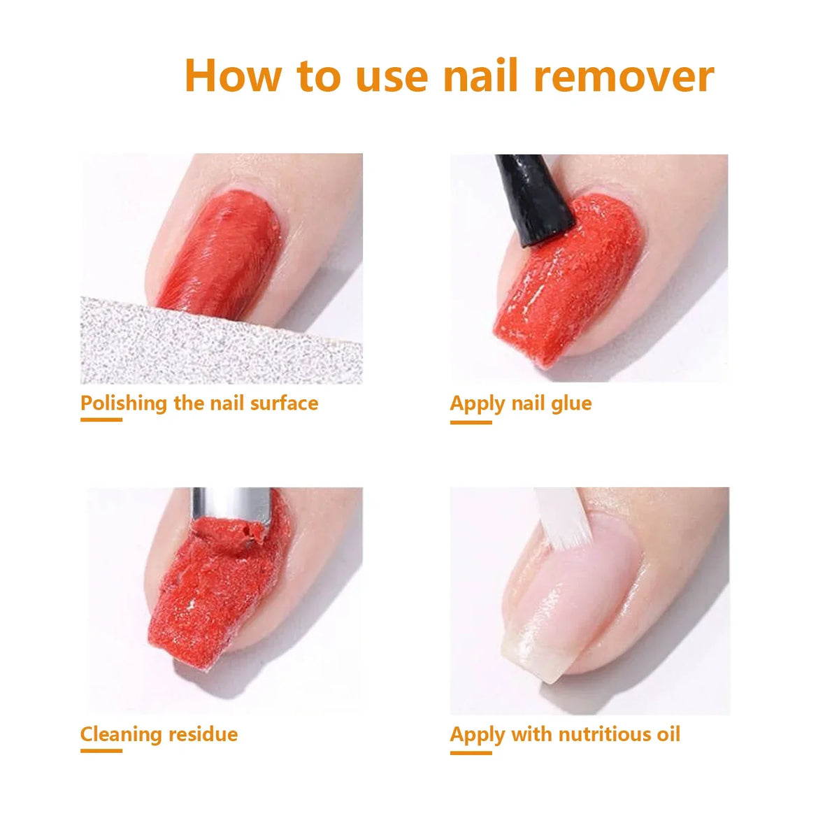 15ML Gel Nail Polish Remover No Need Soaking or Wrapping Gel Remover for Nails 3-5 Minutes Easy And Quick Blushimmer